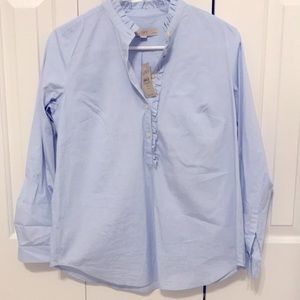 Loft - light blue tunic blouse